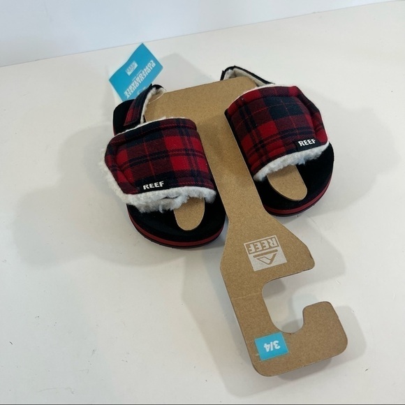 Reef Toddler Slip Ons Plaid NEW - Picture 10 of 10
